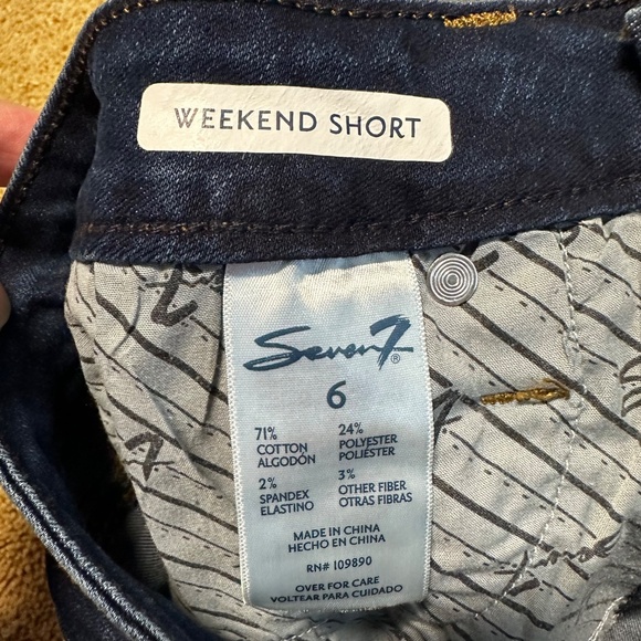 NWT Seven 5” Weekend Short Size 6 - Picture 5 of 5